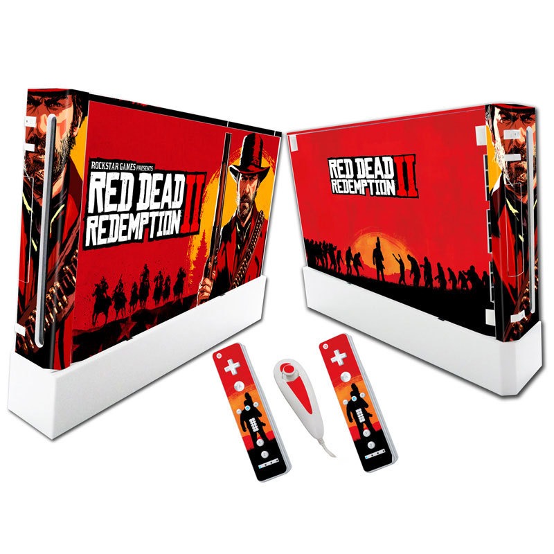 Suitable for WII stickers wii console cartoon protective film Spider-Man Fortress Night multiple styles without leaving glue