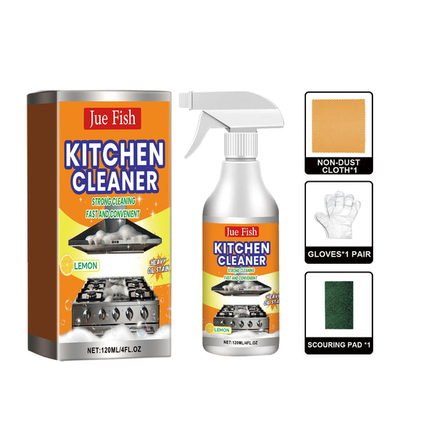 Kitchen Grease Cleaner, Multi-Effect Cleaning Kitchen Hood Stove Heavy Oil And Stubborn Dirt