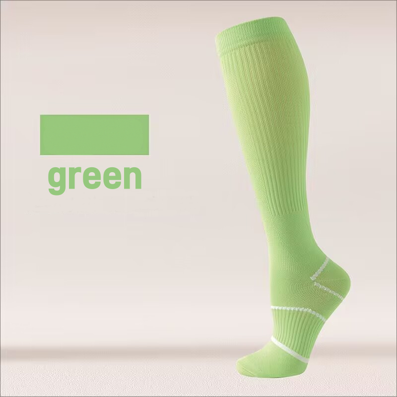 Pressure socks calf socks women's socks solid color thin mesh sweat absorbing breathable odor proof compression socks