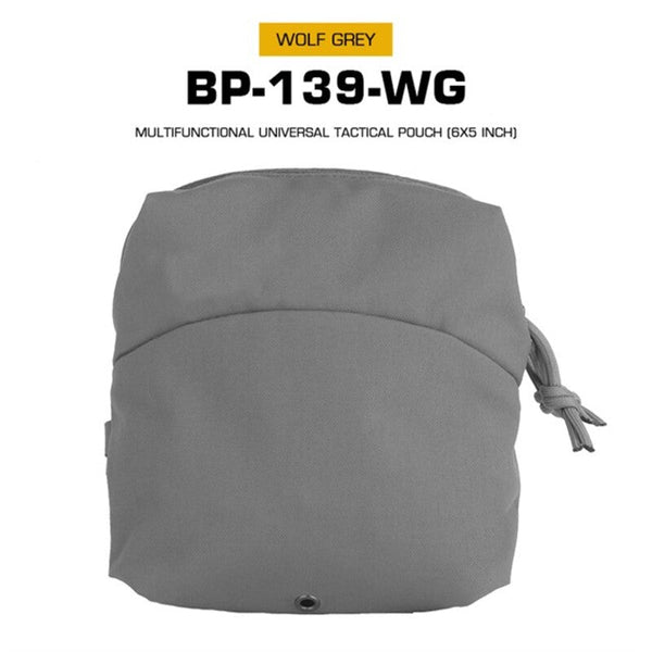 Tactical 6x5in GP MOLLE pouch for mags, fits FCPC or Utility GP Backpack.