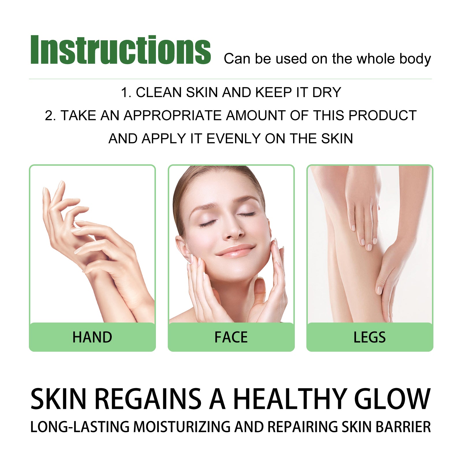 Aloe Vera Soothe Recover Cream, Repair Dull And Moisturizing Skin Lightweight Non-Greasy Beauty Cream