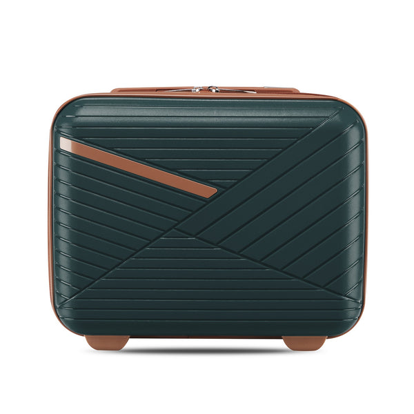 Luggage set of 4 pieces (14/20/24/28) with 4 360 degree silent rotating wheels made of PP material and durable TSA lock