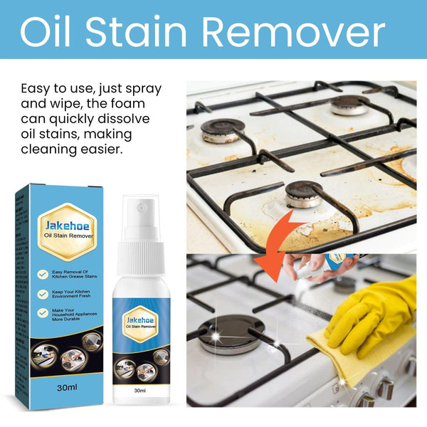 Oil Stain Remover, Kitchen Range Hood Stove Wash Basin Heavy Oil Stain Dirt Cleaner Oil Clean
