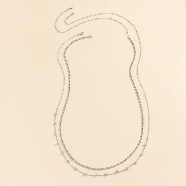 Versatile double-layer simple thin chain claw chain body chain fashionable beach rhinestone sexy waist chain