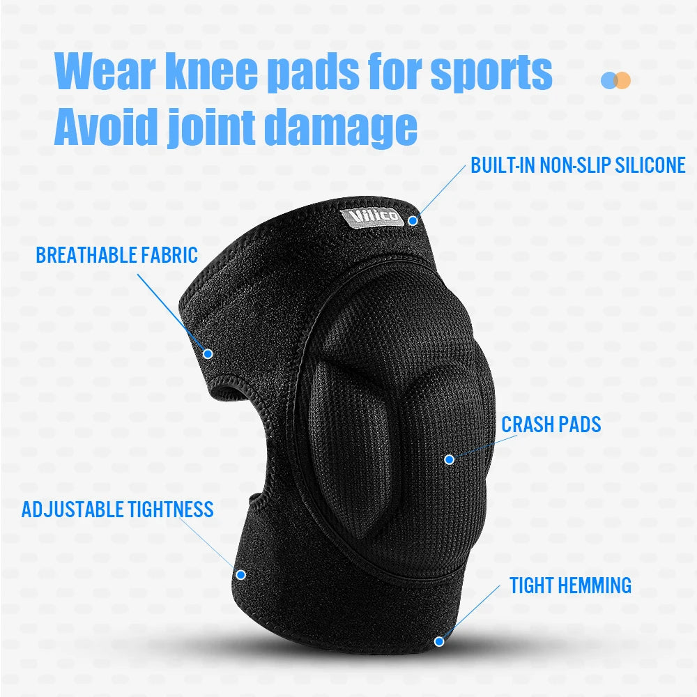 Running basketball cushioning decompression breathable comfortable Velcro sports collision protection leg protection knee protection ﻿
