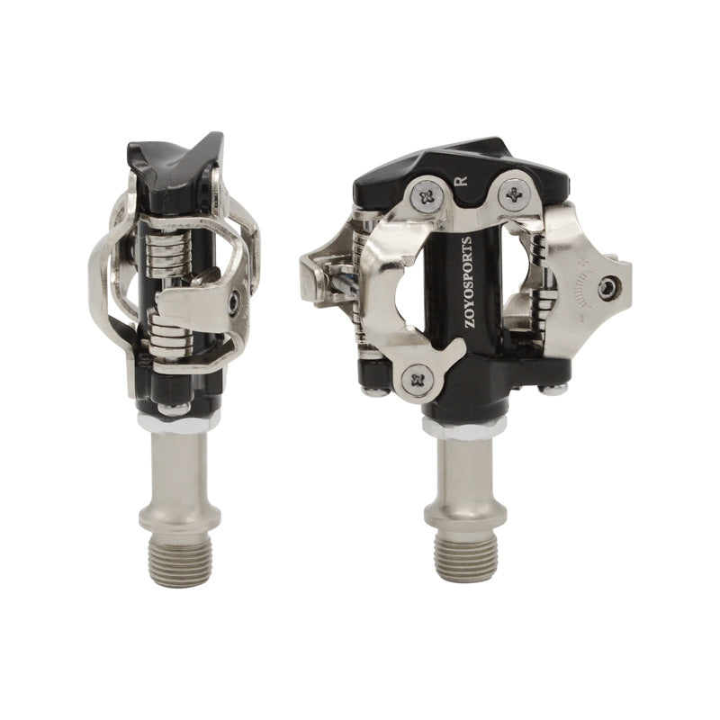 Mountain Bike Self-Locking Pedal Mountain Lightweight Aluminum Alloy Bearing Sealed Lock Pedal Riding Accessories