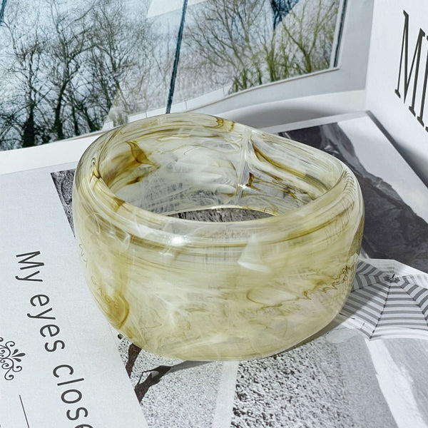 Li Shi patterned acrylic bracelet irregular bracelet