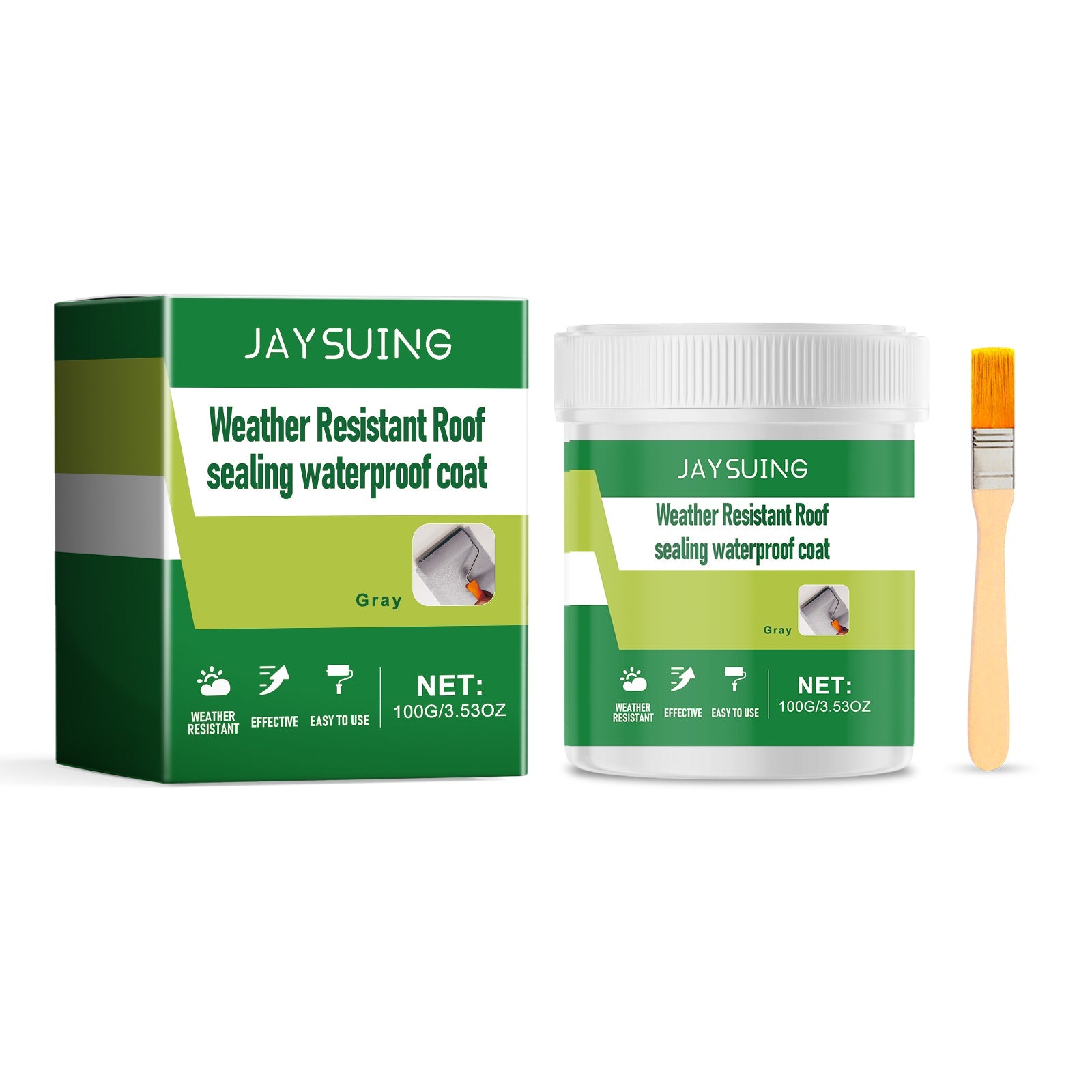 Weather-resistant roof sealing waterproof coating, home tile floor cracks waterproof and leakproof repair