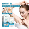 Coconut Oil Underarm Deodorant, Lighten Underarm Odor Refreshing And Fragrance Antiperspirant Cream