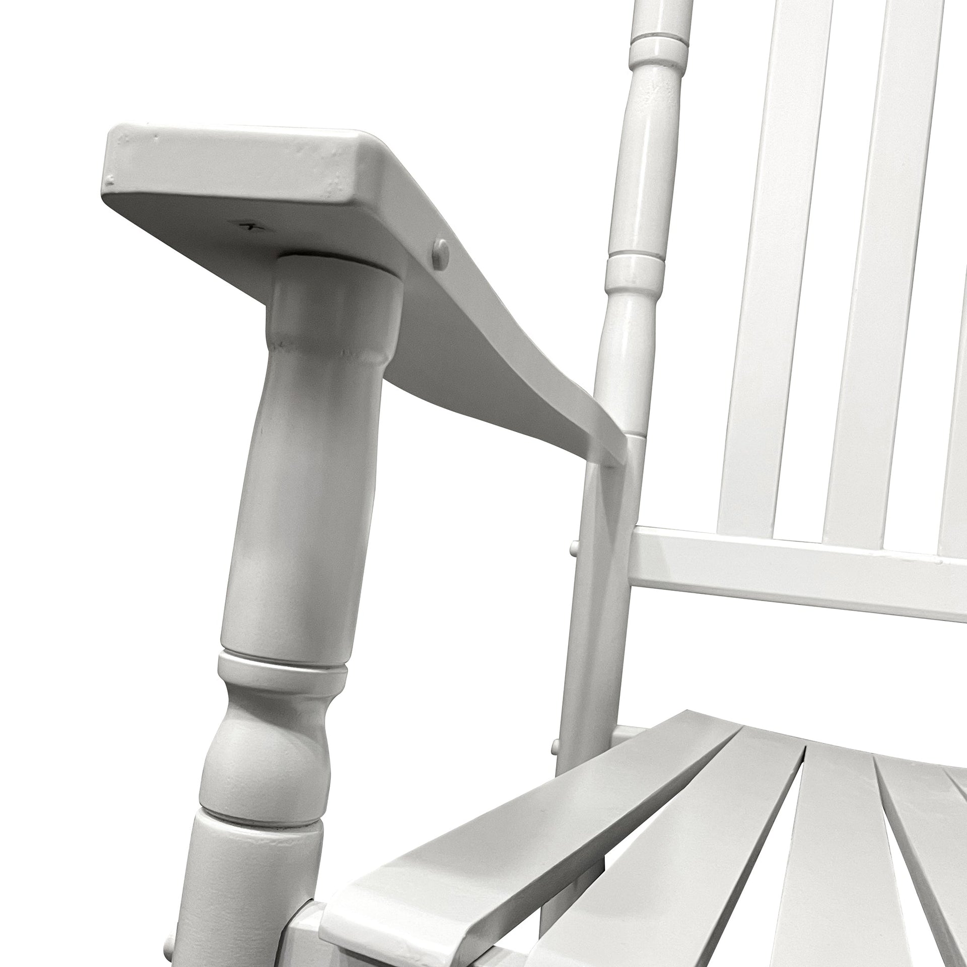 BALCONY PORCH ADULT ROCKING CHAIR   - WHITE