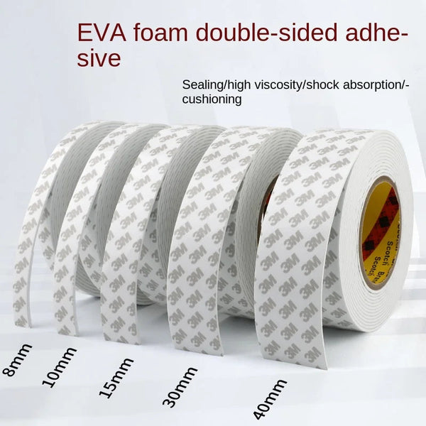 3M Super Strong Double Faced Adhesive Tape Foam Double Sided Tape Self Adhesive Pad for Mounting Fixing Pad Sticky