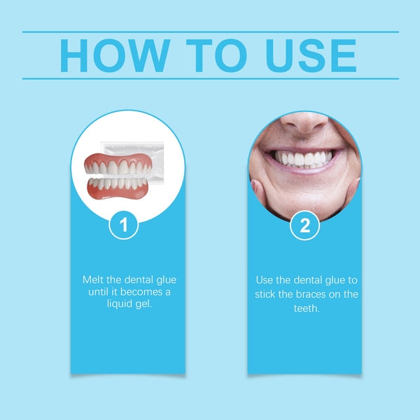 Cosmetic Denture Set, Cosmetic Denture Set Enhance Smile Beauty Denture Care