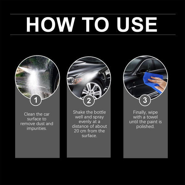 Auto Coating Protective Spray Anti-Scratch Enhanced Gloss Paint Coating Spray Car Paint Maintenance