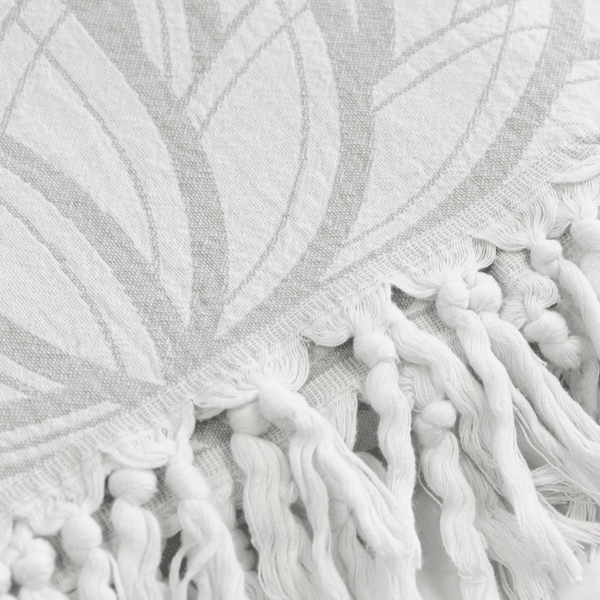 Turkish Towel | Body Towel | Grey + White