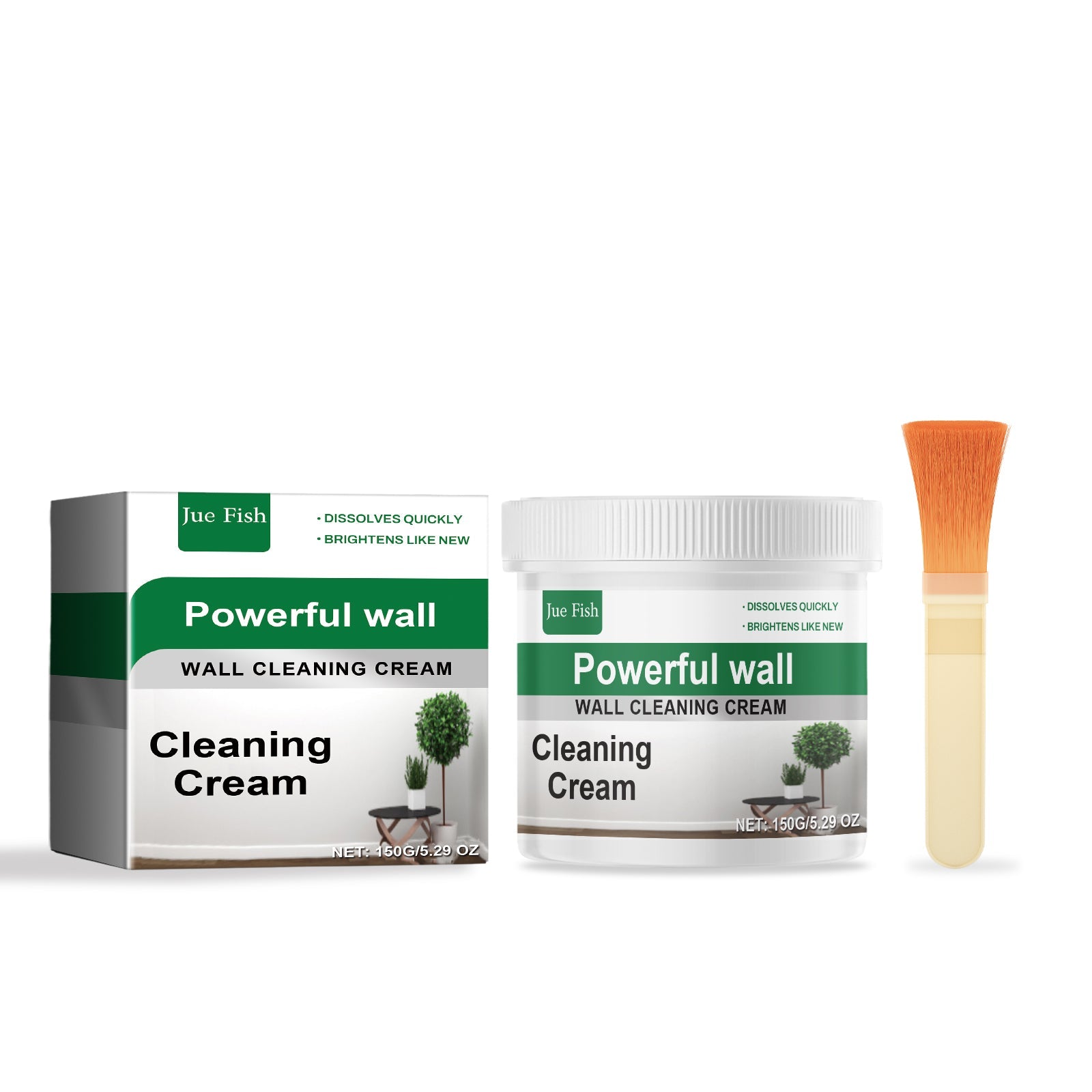 Wall Cleaning Cream, Wall Cleaning And Decontamination Cream Waterproof Renovation Stain Removal Wall Cleaner