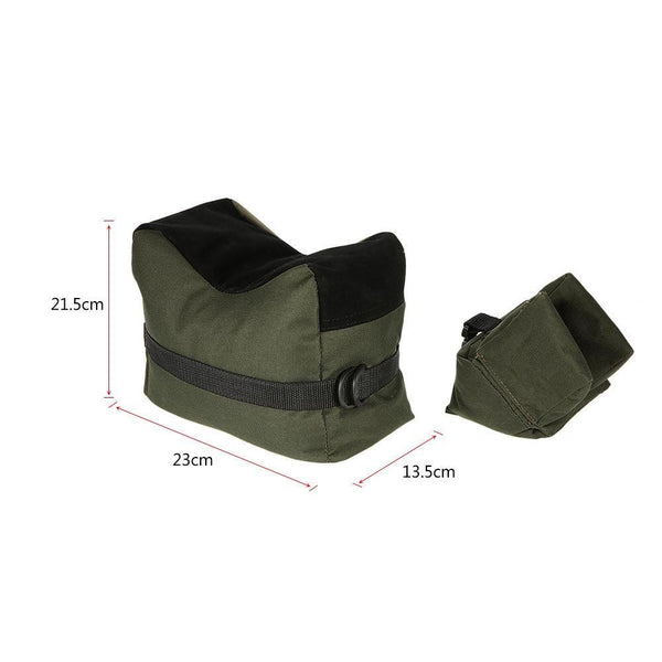 Front&Rear Bag Support Rifle Sandbag without Sand