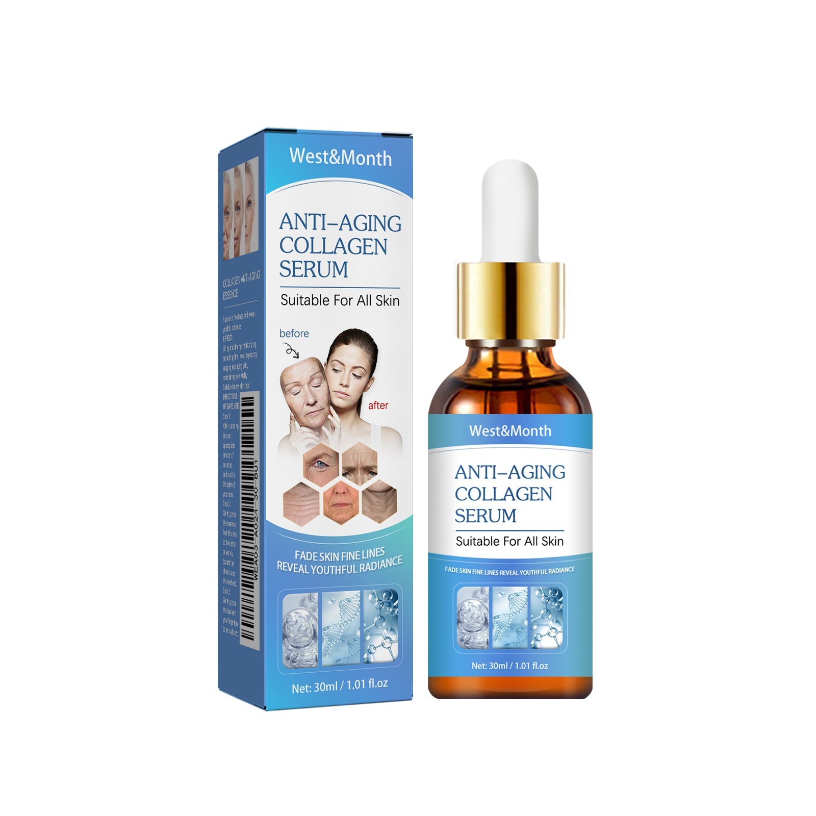 Collagen Facial Essence Reduces Fine Lines, Tightens Skin And Improves Dull Skin