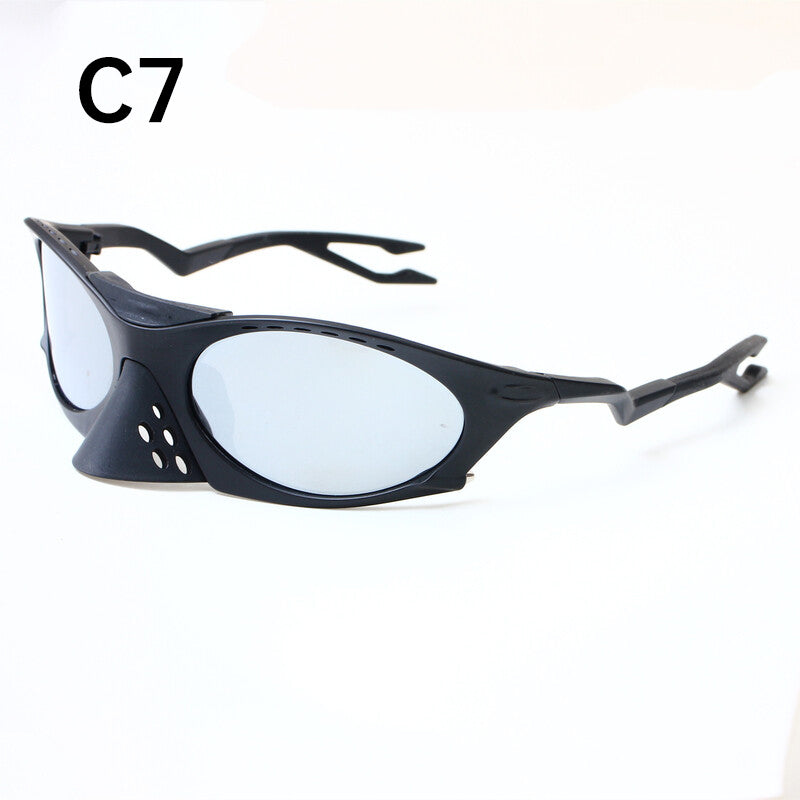 2025 Men's Outdoor Sunglasses: Y2K Cycling/Driving, Polarized, Windproof, INS Trendy