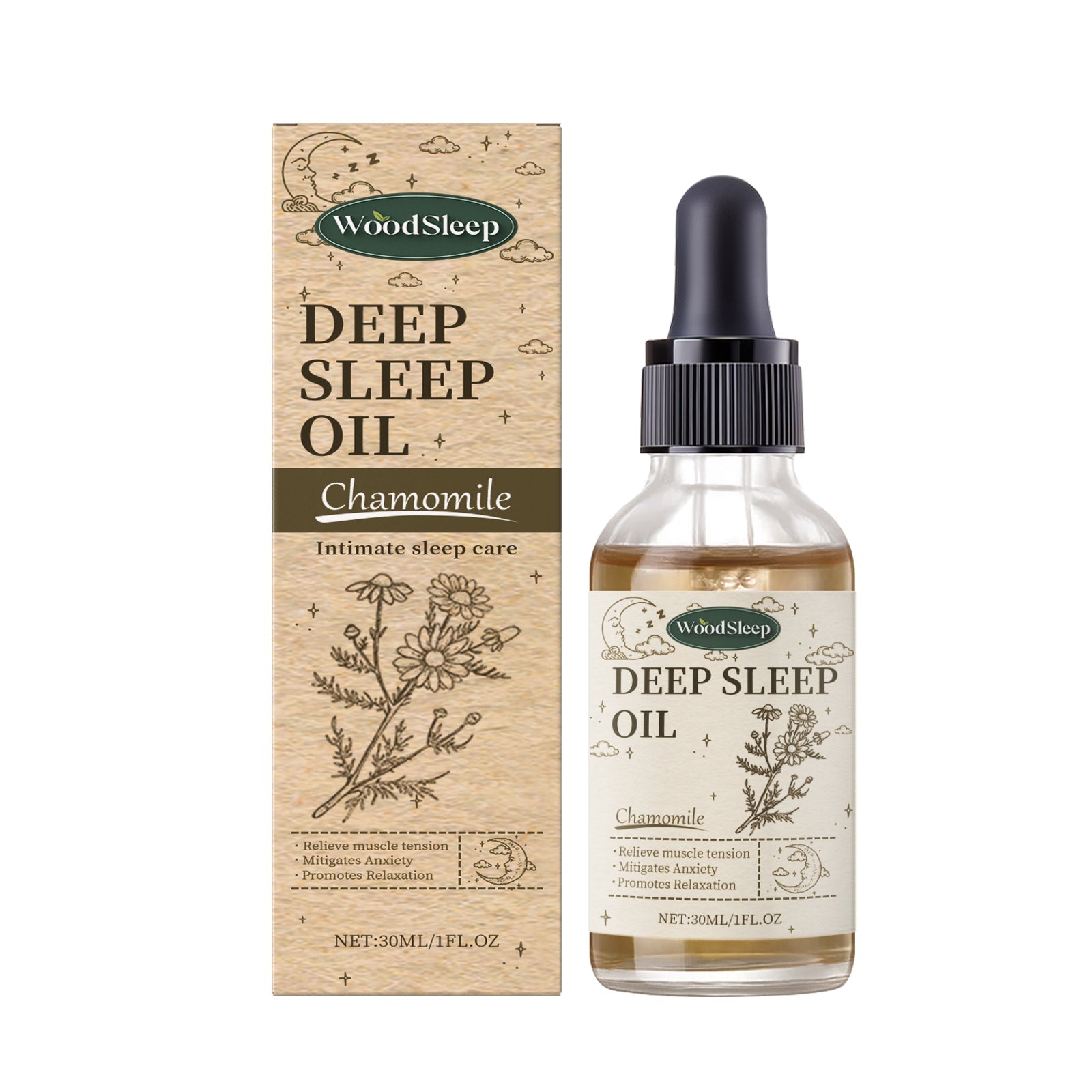 Chamomile Sleep Essential Oil Comfort Daily Portable Hydrating And Moisturizing Body Care Oil
