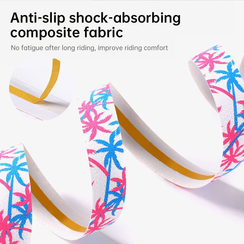 Npy EVA PU Road Bike Handlebar Tape, Anti - Slip & Shock - Absorbing, Sakura Design, with End Plugs