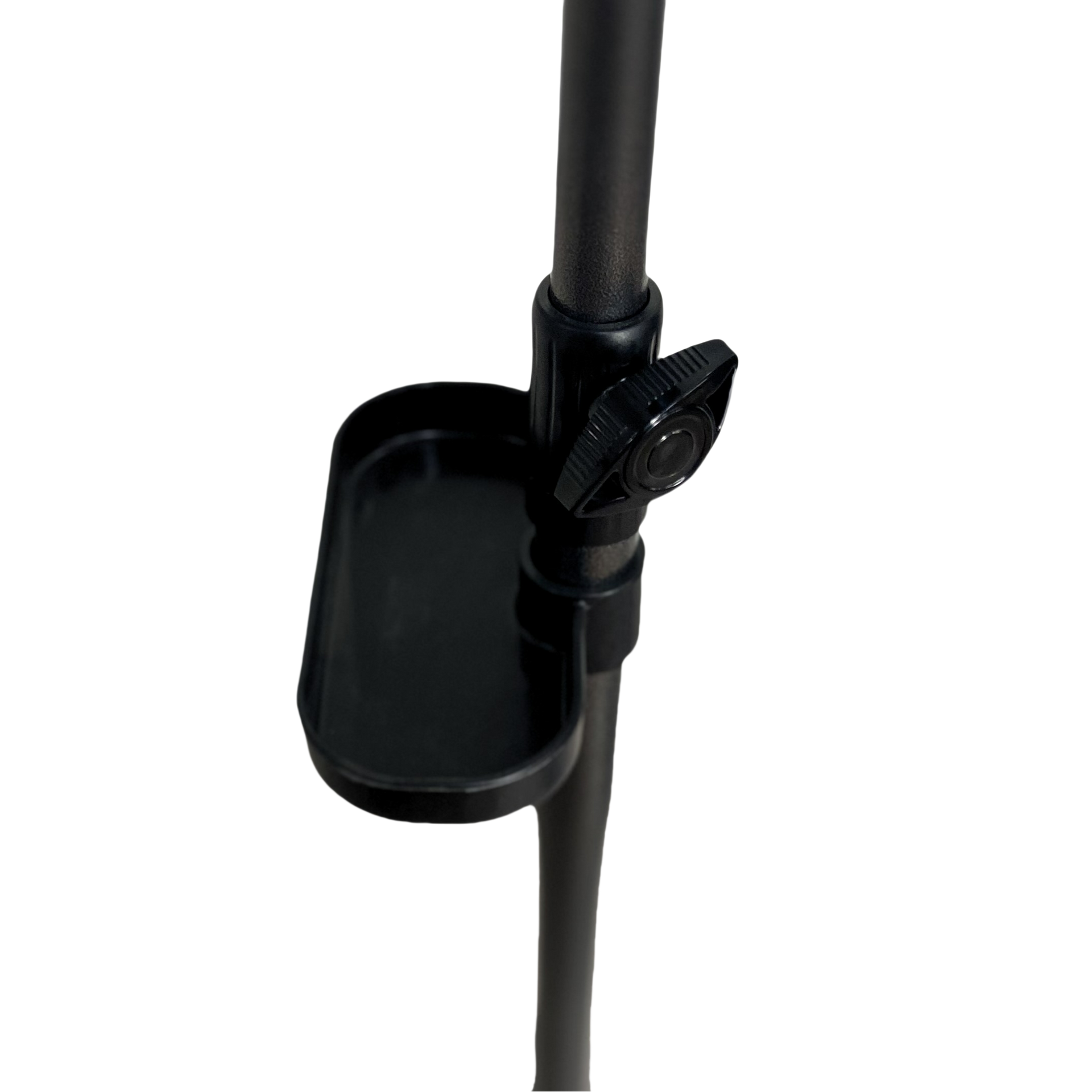 Short clothes hanger with chassis and wheels, heavy-duty rolling clothes hanger, black