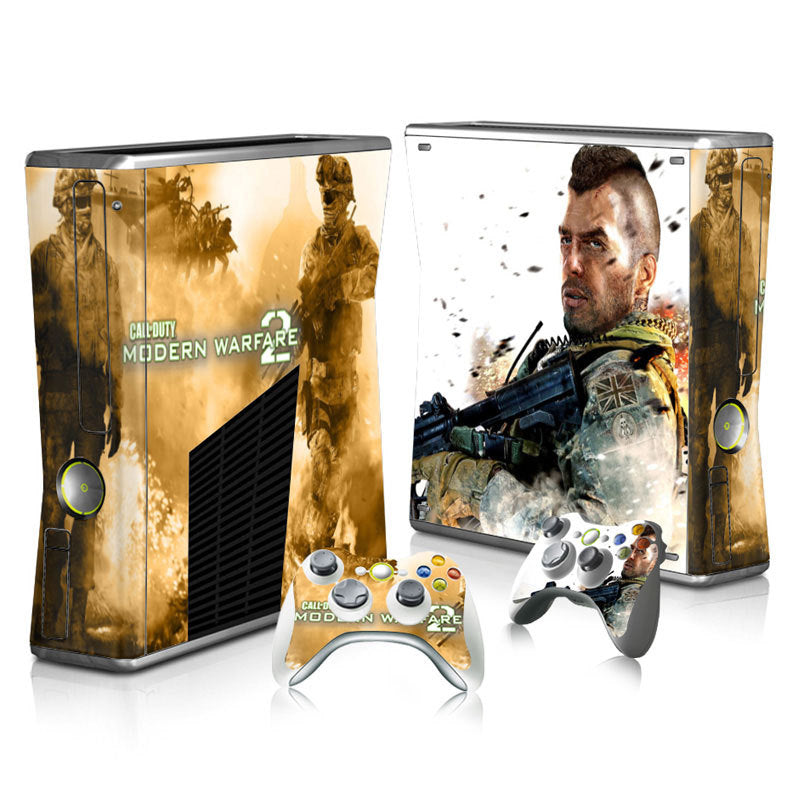 Xbox 360 Slim Full Body Color Membrane Stickers with Scratch-Resistant Protection
