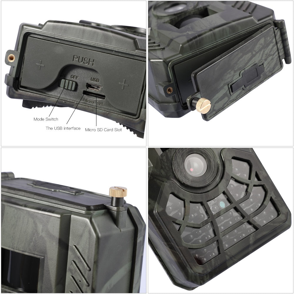 PR300C Outdoor Hunting Trail Camera 720P Wildcamera Wild Surveillance Night Version Wildlife Scouting Cameras Photo Traps Track