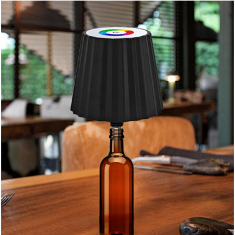 LED Creative Wine Bottle Light for Bar: Movable, Rechargeable, RGB Dimmable Decorative Bottle Lamp