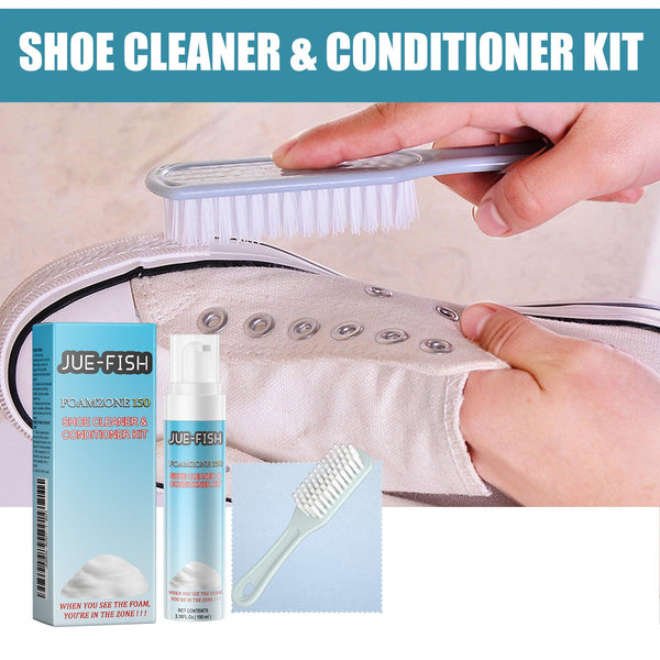 Shoe Cleaning Care Set Small White Shoes Yellow Edge Stain Cleaning White Portable Whitening Agent