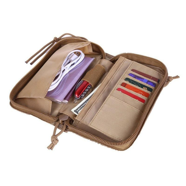 Ma Gaixian's Same Style Xuanwu Tactical Wallet Men's Handbag Outdoor Large Capacity Military Camo Wallet Mobile Case
