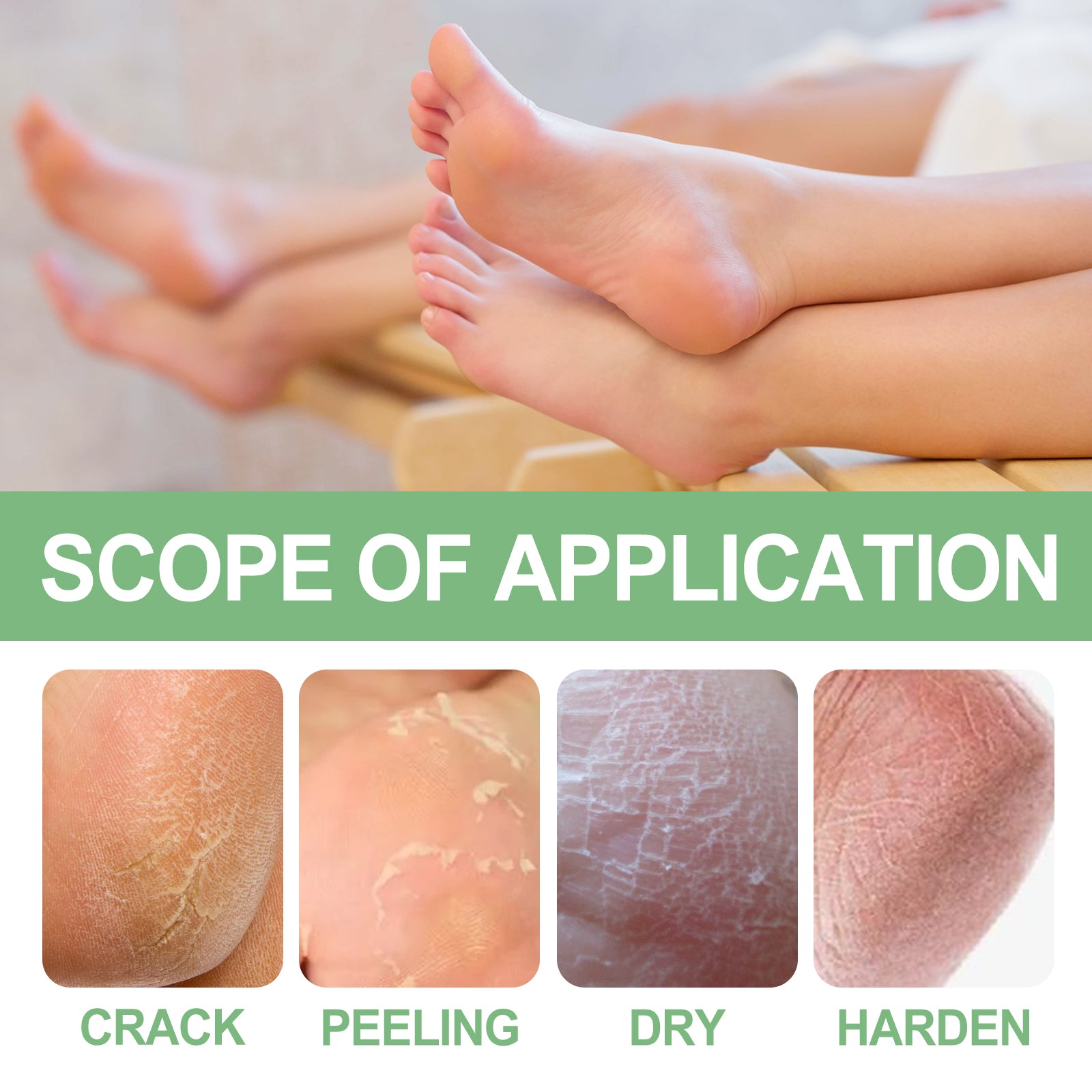 Peppermint Foot Cream, Repair The Foot Prevent Weather-Shack Desquamate Cracked Heels Moisturize Foot Care Cream