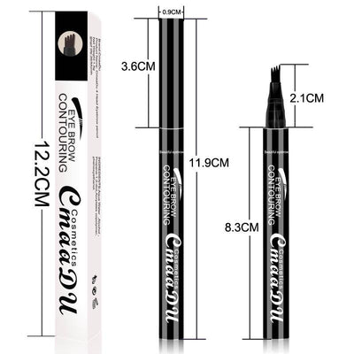 CmaaDu 4 head eyebrow pencil four point eyebrow pencil easy to dry