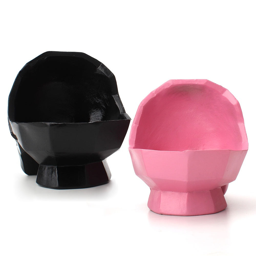 Skull desktop organizer storage box phone holder