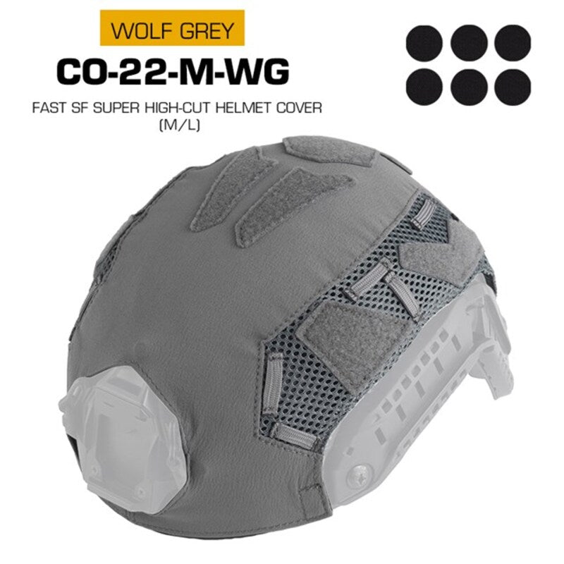 FAST SF Ultra-high Cut Camouflage Helmet Cover (Medium Size, M)