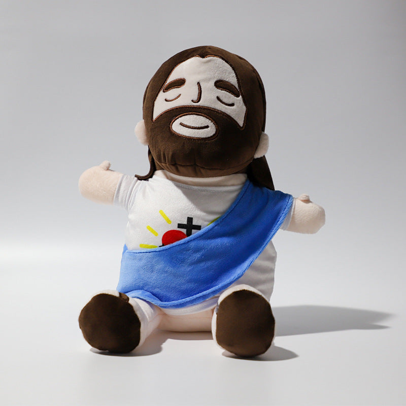 Breathing doll plush toy baby toy baby soothing companionship soothing sleep music glowing doll