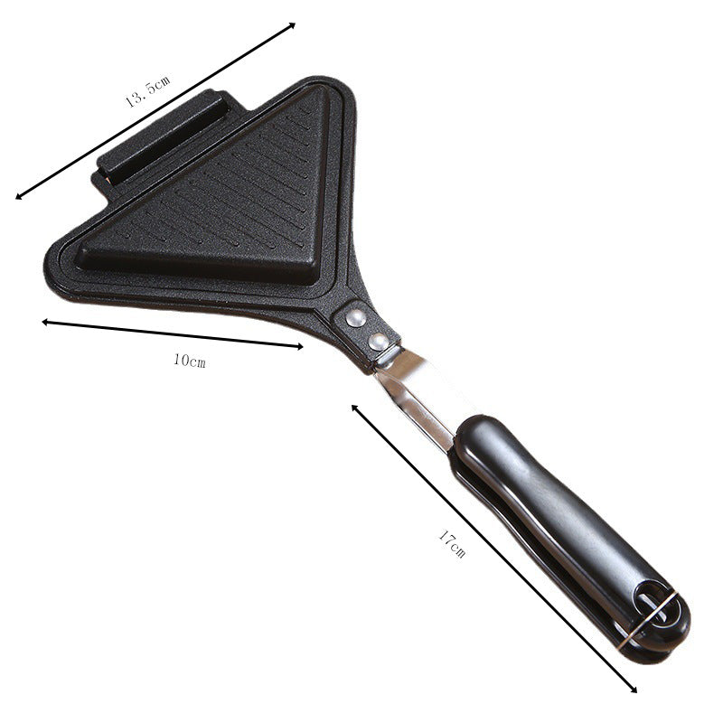 Aluminum Sanming Pan Round Double-sided Pattern Waffle Mold Home Breakfast Pancake Tool