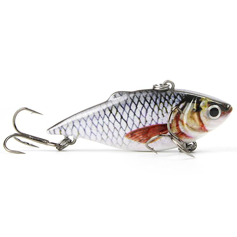 Mmlong 2.5/8.6g Vib Crankbait Lifelike Fishing Lure  Slow Sinking Hard Fish Wobbler Pes