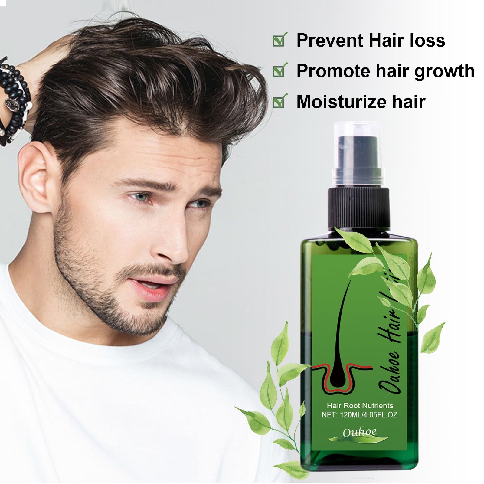 Dense Hair Spray, Anti-Loss Hair Strengthening Hair Repair Hair Root Hair Care Spray