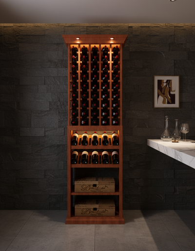 2 Foot Wine Cellar Storage System | 75 Bottle Capacity
