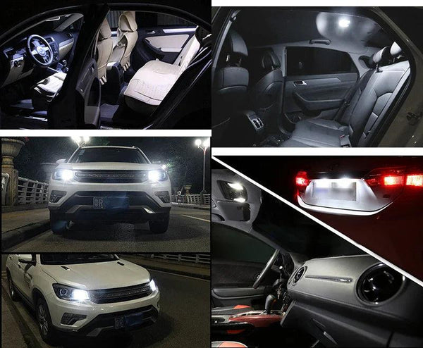 2PCS T10 W5W LED car interior light COB marker lamp 12V 168 194 501 Side Wedge parking bulb canbus auto for lada car styling