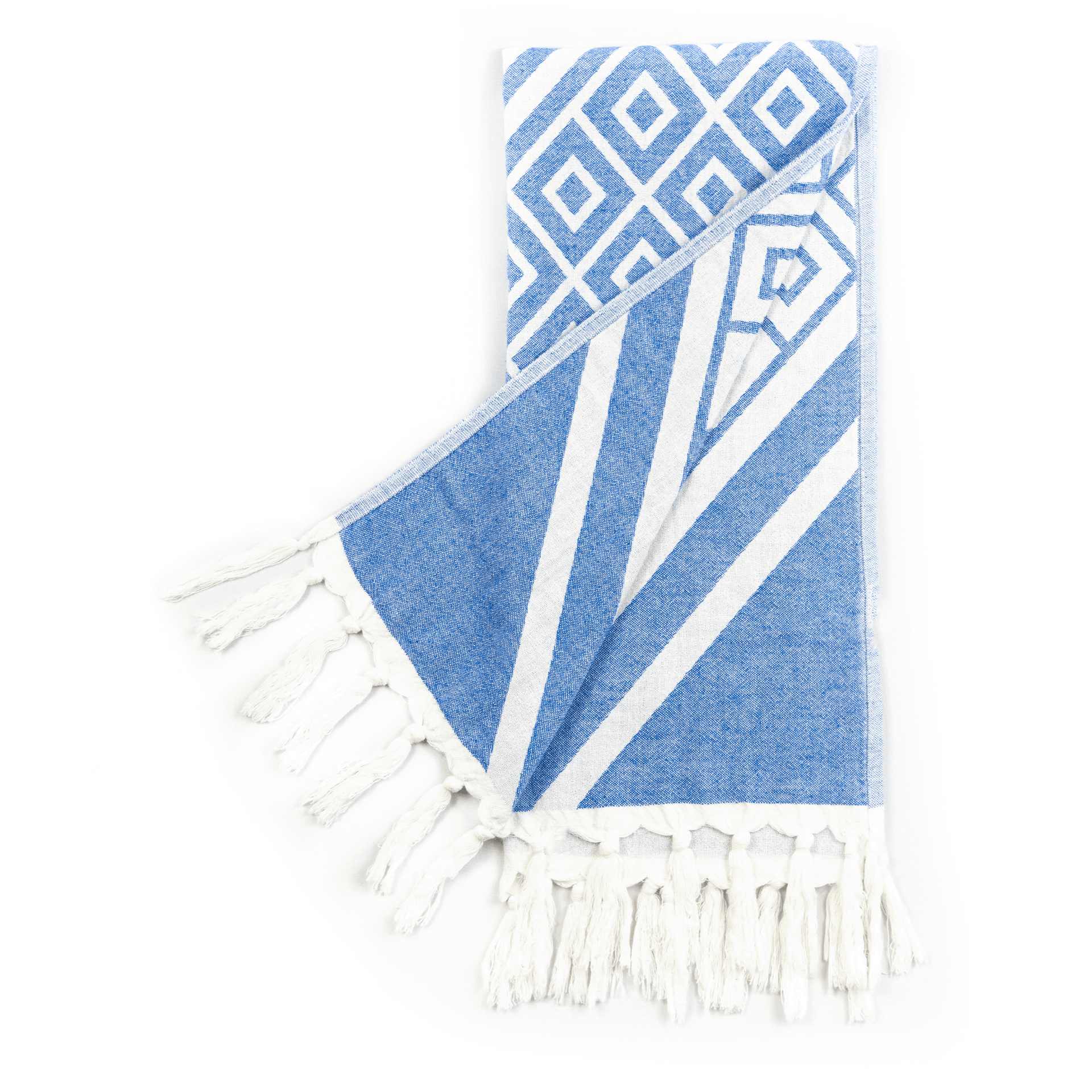Turkish Towel | Single Set | Blue + White