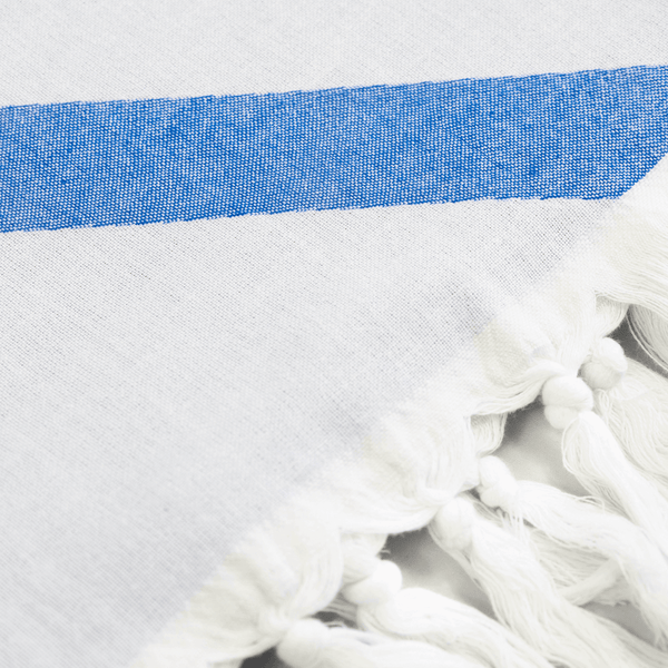 Turkish Towel | Single Set | Blue + White