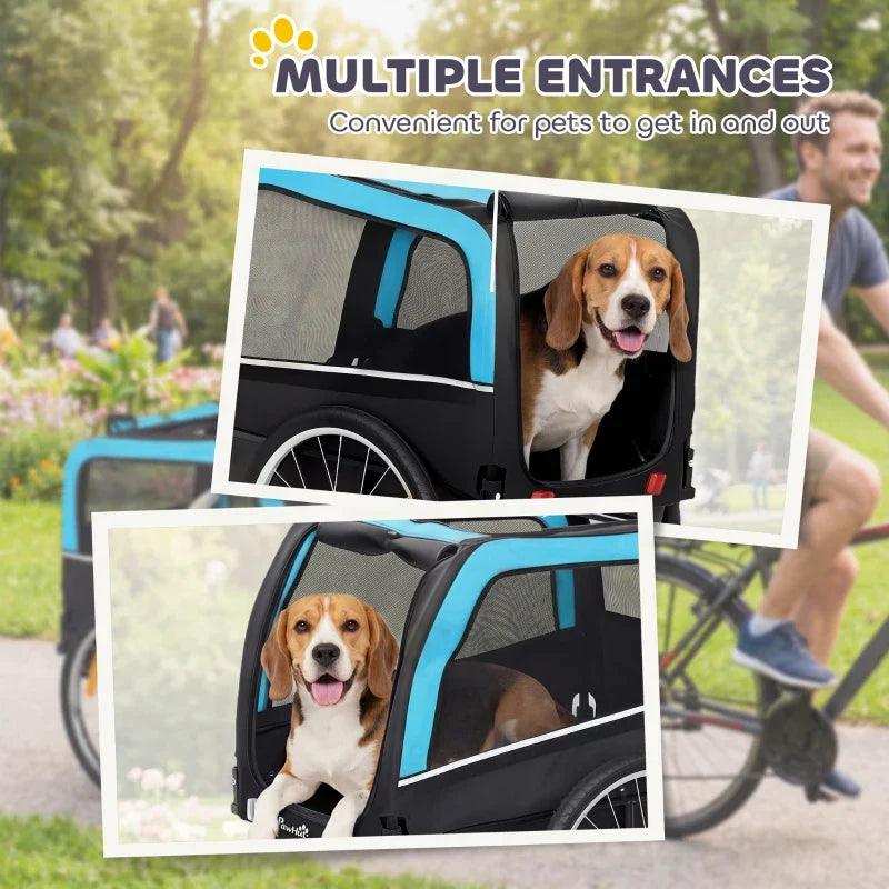 Dog Bike Trailer, Pet Cart Bicycle Carrier with 20