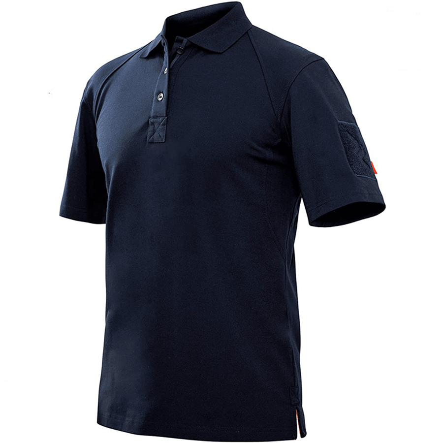 Men's Tactical Polo Shirt - Classic Fit Short Sleeve Performance Wear
