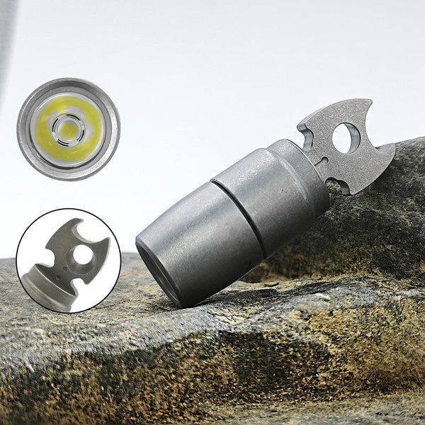 Keychain Flashlight EDC Pocket Flashlight with Bottle Opener Wautton Outdoor Gear