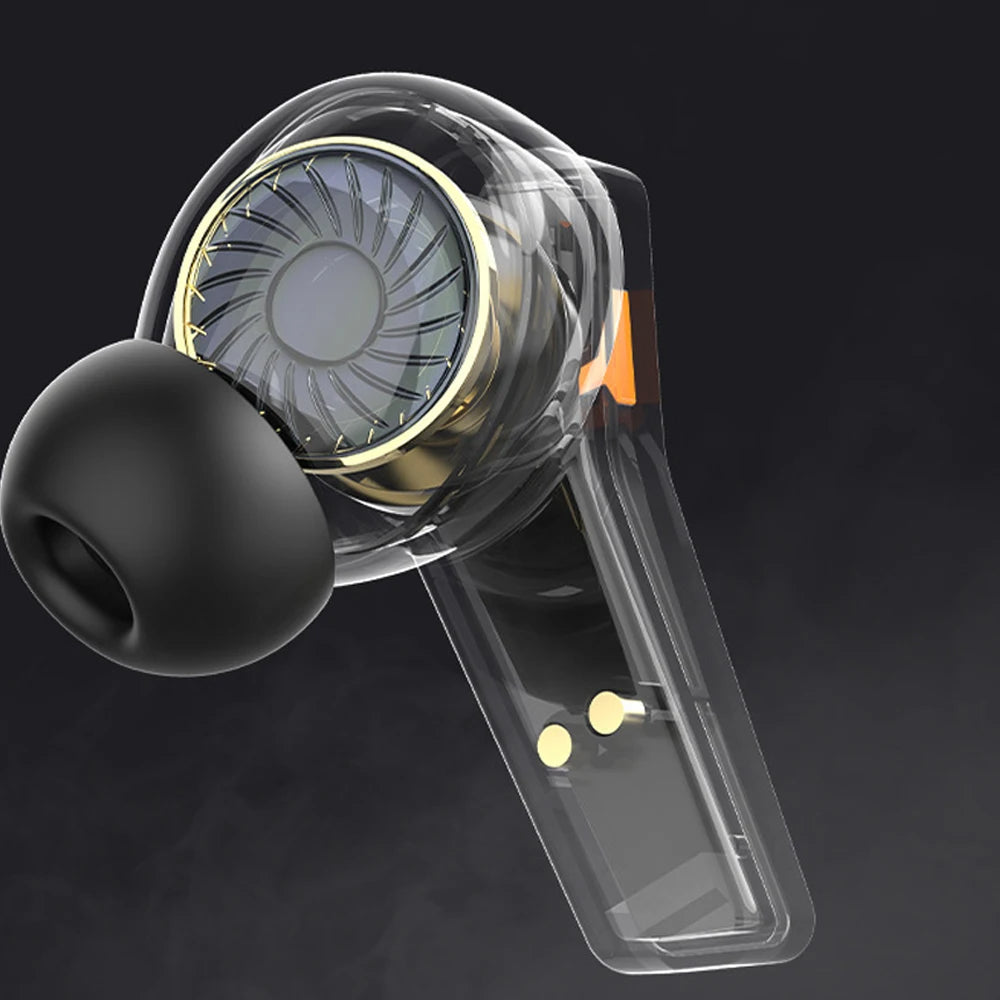 Wireless Earbuds for iOS & Android Phones, Bluetooth 5.2 in-Ear Headphones with Extra Bass, Built-in Mic, Soft in-Ear Sleep Earbuds Gaming Earbuds 60ms Low Latency TWS Bluetooth Earphone with Mic Bass Audio Sound Positioning Wireless Headphones