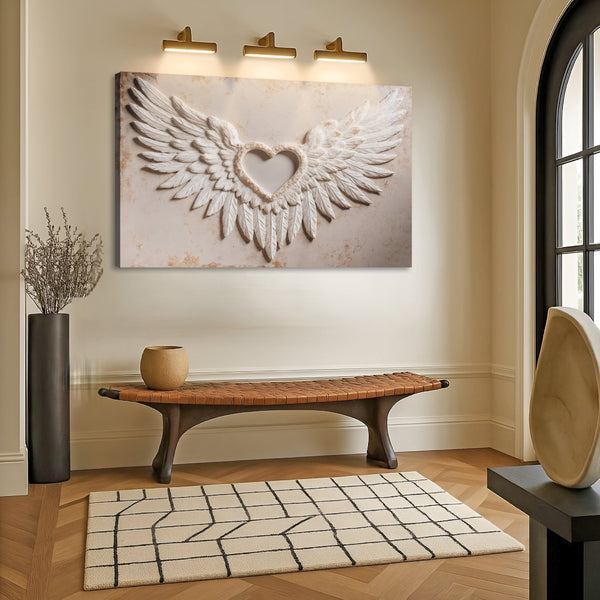 Wings of Love Abstract Wall Art II Tailored Canvases
