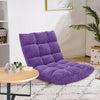 Adjustable 14-position Cushioned Floor Chair-Purple