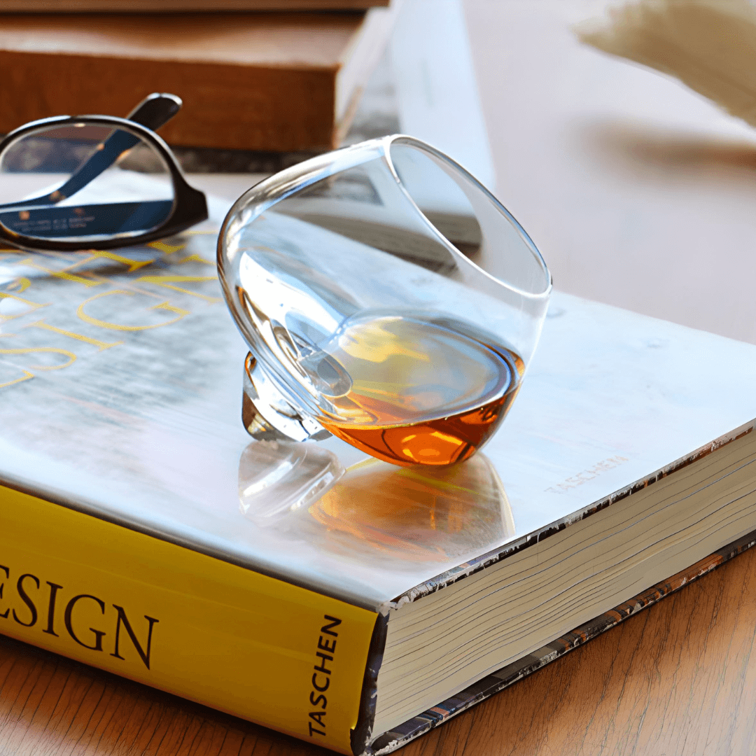 Kami Rotating Crystal Whisky Glass TsukiGlass