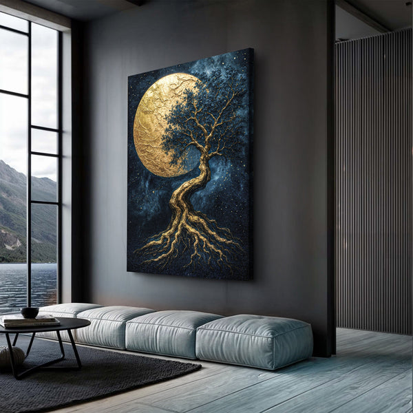 Lunar Tree of Life Wall Art Tailored Canvases